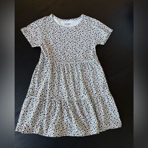 Cute black & white tiered dress